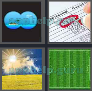 4 Pics 1 Word: Level 2901 to 3000: 5 Letters Picture 2905 Answer