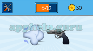 EmojiNation: Emojis Wind, Gun Answer