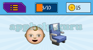 EmojiNation: Emojis Baby, Chair Answer