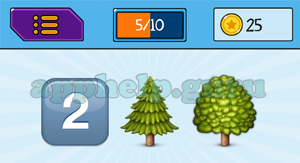 EmojiNation: Emojis 2, Tree, Tree Answer
