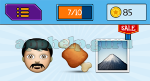 EmojiNation: Emojis Man, Meat, Mountain Answer