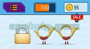 EmojiNation: Emojis Lock, Horn, Horn Answer