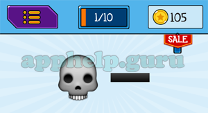 EmojiNation: Emojis Skull, Line Answer