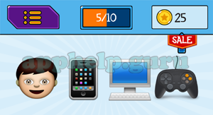 EmojiNation: Emojis Boy, Phone, Computer, Controller Answer