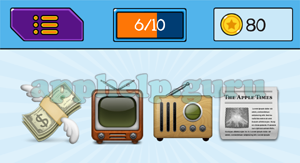 EmojiNation: Emojis Flying Money, TV, Radio, Newspaper Answer