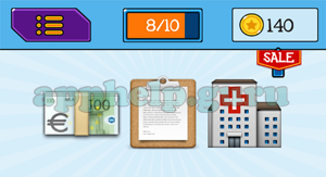 EmojiNation: Emojis Money, Clipboard, Building Answer