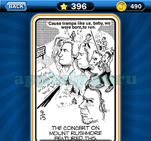 Just Jumble: Level 396 The concert on Mount Rushmore featured this Answer
