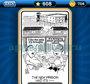 Just Jumble: Level 608 The new prison had its Answer