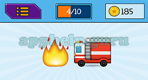 EmojiNation: Emojis Fire, Truck Answer