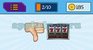 EmojiNation: Emojis Thumbs Down, Slots Answer