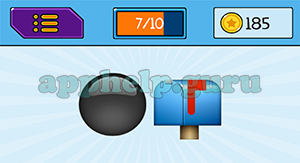 EmojiNation: Emojis Black Circle, Letterbox Answer