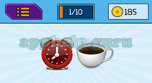 EmojiNation: Emojis Clock, Coffee Answer