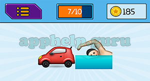 EmojiNation: Emojis Car, Swimmer Answer