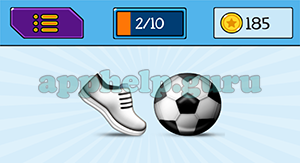 EmojiNation: Emojis Shoe, Football/Soccer Ball Answer