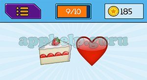 EmojiNation: Emojis Cake, Love Heart Answer