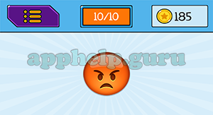 EmojiNation: Emojis Angry Face Answer