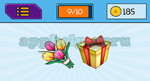 EmojiNation: Emojis Flowers, Present Answer
