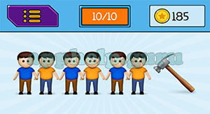 EmojiNation: Emojis Men, Men, Men, Hammer Answer