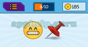 EmojiNation: Emojis Tooth Face, Pin Answer