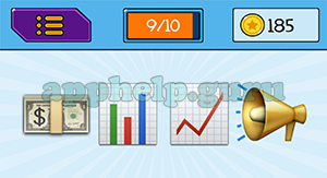 EmojiNation: Emojis Money, Graph, Graph, Speaker Answer