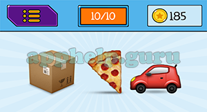 EmojiNation: Emojis Box, Pizza, Car Answer
