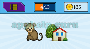 EmojiNation: Emojis Monkey, House Answer
