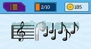 EmojiNation: Emojis Stave, Notes Answer