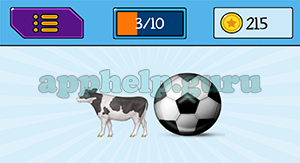 EmojiNation: Emojis Cow, Ball Answer