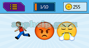 EmojiNation: Emojis Run, Angry Face, Face with Nose Smoke Answer