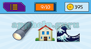 EmojiNation: Emojis Torch, House, Ocean Answer