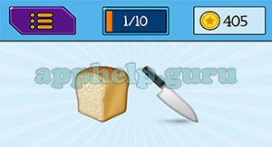 EmojiNation: Emojis Bread, Knife Answer