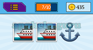 EmojiNation: Emojis Boat, Boat, Anchor Answer