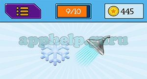 EmojiNation: Emojis Snowflake, Shower Answer