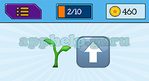 EmojiNation: Emojis Plant, Up Arrow Answer