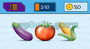 EmojiNation: Emojis 3 Vegetables Answer