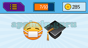 EmojiNation: Emojis Masked Face, Graduation Cap Answer