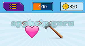 EmojiNation: Emojis Heart, Hammer Answer