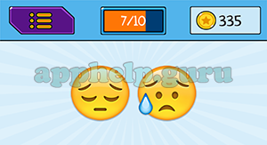 EmojiNation: Emojis Sad Face, Crying Face Answer