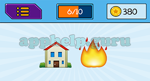 EmojiNation: Emojis House, Fire Answer