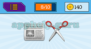 EmojiNation: Emojis Newspaper, Scissors Answer