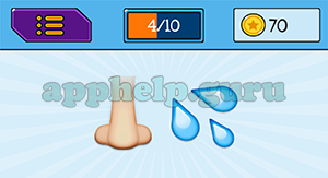 EmojiNation: Emojis Nose, Water Drops Answer