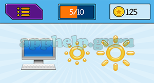 EmojiNation: Emojis Computer, Sun, Sun Answer