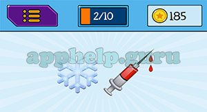 EmojiNation: Emojis Snowflake, Syringe Answer