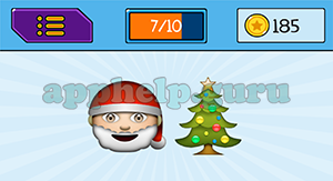 EmojiNation: Emojis Santa Claus, Christmas Tree Answer