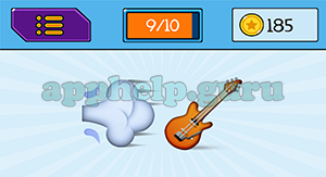 EmojiNation: Emojis Wind, Guitar Answer