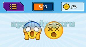 EmojiNation: Emojis Scream, Dead Face Answer