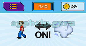 EmojiNation: Emojis Walk, On Arrow, Wind Answer