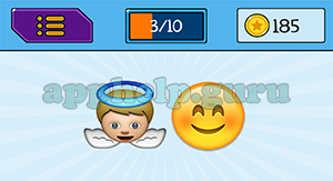 EmojiNation: Emojis Angel, Smiley Answer