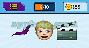 EmojiNation: Emojis Bat, Boy, Movie Answer