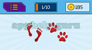 EmojiNation: Emojis Footprints, Pawprints Answer